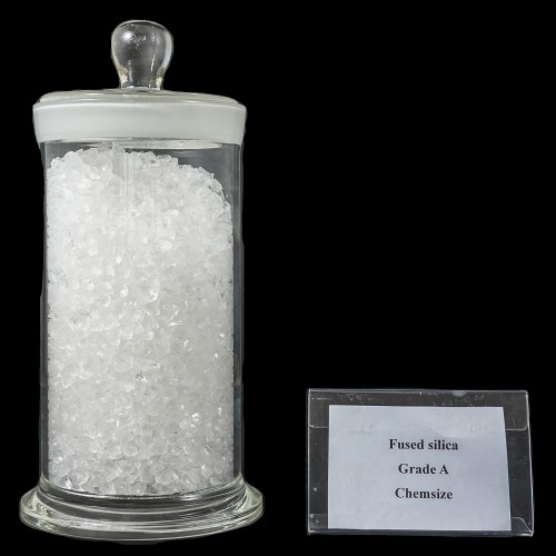 Fused silica for precision casting