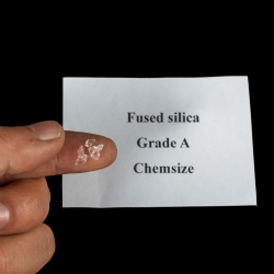 Fused silica for precision casting